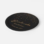 Graduiertengruppe Graduiertengold Pappteller (Schrägansicht)