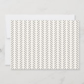 Graduiertenkap Black and Ivory 1 Foto Abschluss Ankündigung (Rückseite)