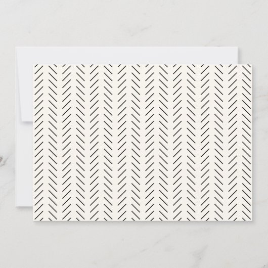 Graduiertenkap Black and Ivory 1 Foto Abschluss Ankündigung (Rückseite)