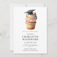 Graduiertenkap Cupcake Illustration Grad Party