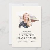 Graduiertenkap Elfenbeinküste 1 Foto Abschluss Ankündigung (Vorderseite)