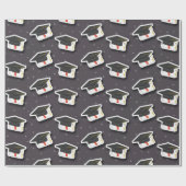 Graduiertenkappengeschirr Geschenkpapier (Flach)