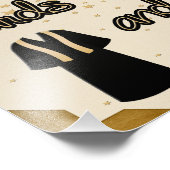 Graduiertenkappenschild für Gown & Tassel-Karten Fotodruck (Ecke)
