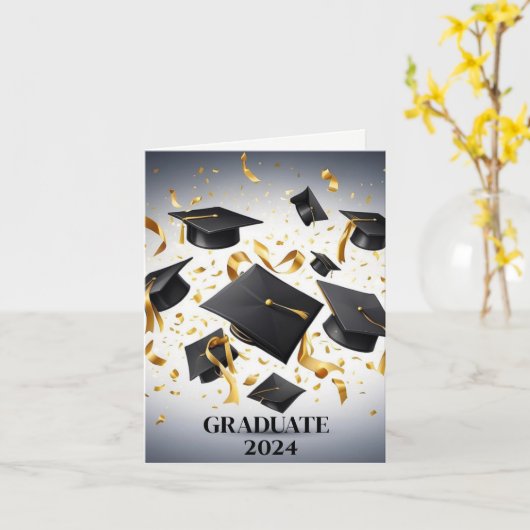 Graduiertenkarte Karte (Gelbe Blume)