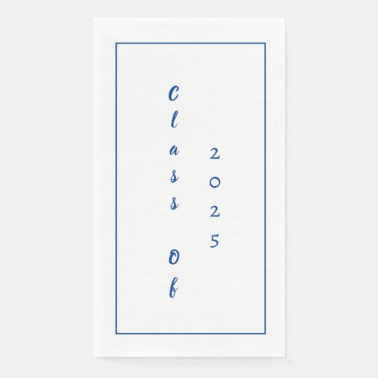 Graduiertenklasse 2025 serviette (Vorderseite)