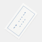 Graduiertenklasse 2025 serviette (Ecke)