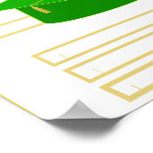 Graduiertenkopplung - druckbares Grünbuch Poster (Ecke)