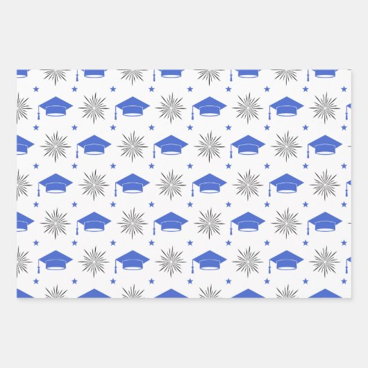 Graduiertenmuster Geschenkpapier Set (Vorderseite)