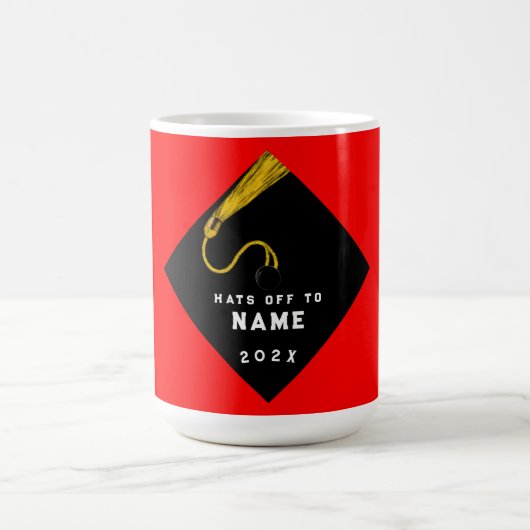 Graduiertenmütze Tasse (Mittel)