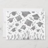 Graduiertenparty Einladung (Rückseite)