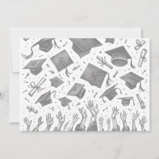 Graduiertenparty Einladung (Rückseite)