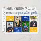 Graduiertenparty Einladung (Vorne/Hinten)