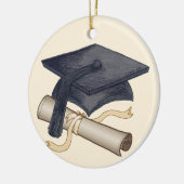 Graduiertenschmuck Keramik Ornament (Links)