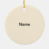 Graduiertenschmuck Keramik Ornament (Hinten)