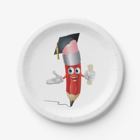 Graduiertenstift Pappteller (Vorderseite)