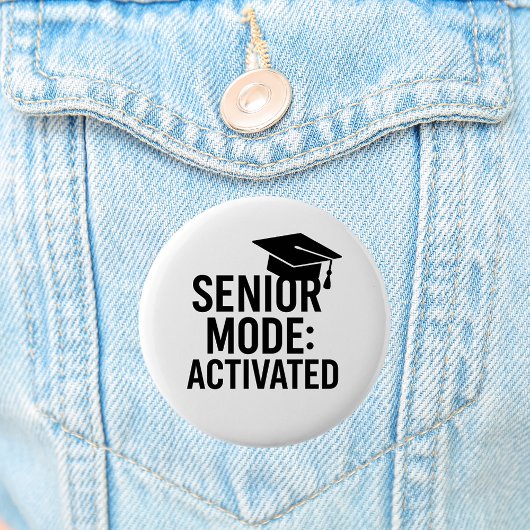 Graduiertenzahl lustig button