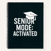 Graduiertenzahl lustig notizblock (Vorderseite)