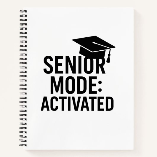 Graduiertenzahl lustig notizblock (Vorderseite)