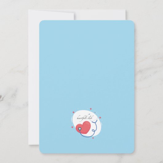 Graduierter Abschluss Einladung (Rückseite)