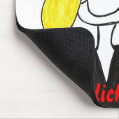 Graduierter Valedictorian-Cartoon Mousepad (Ecke)