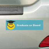 Graduiertes Gesicht Autoaufkleber (Auf Auto)