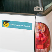 Graduiertes Gesicht Autoaufkleber (Auf Lkw)