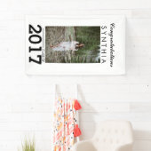 Graduiertes Glückwunsch-Foto-Yard-Zeichen Banner (Insitu)