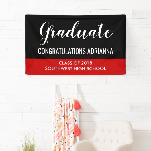 Graduiertes handgeschriebenes banner (Insitu)