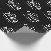 Graduiertes Klassen-Jahr Ihr kundenspezifischer Geschenkpapier (Ecke)