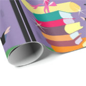 Graduiertes Mädchen-Packpapier Geschenkpapier (Rolleneckpunkt)