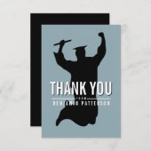 Graduiertes personalisiertes feiernd, danke zu (Vorne/Hinten)