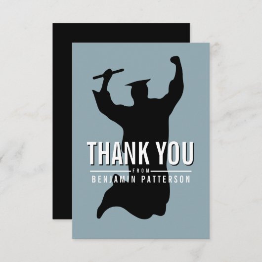 Graduiertes personalisiertes feiernd, danke zu (Vorne/Hinten)