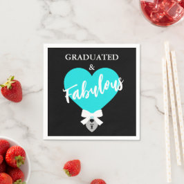 Graduiertes und fabelhaftes Celebration Party Serviette