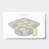 Graduierung Cap Khaki-Camouflage Ausweis (Rückseite)