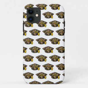 Graduierung Cap Khaki-Camouflage Case-Mate iPhone Hülle