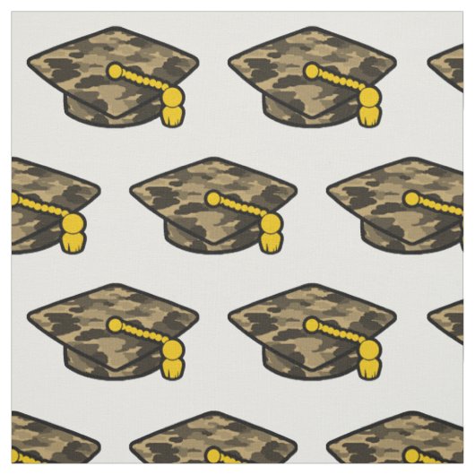 Graduierung Cap Khaki-Camouflage Stoff (Muster)