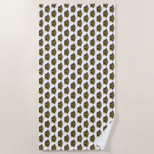 Graduierung Cap Khaki-Camouflage Strandtuch (Vorderseite)