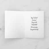 Graduierung der Glückwünsche Karte (Innenseite)