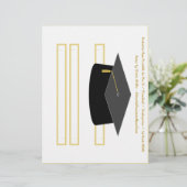 Graduierungs-Cap Black Paper-Party (Stehend Vorderseite)