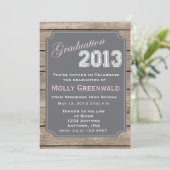 Graduierungsankündigungen Einladung (Stehend Vorderseite)