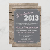 Graduierungsankündigungen Einladung (Vorne/Hinten)