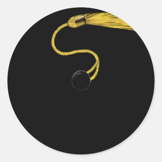 Graduierungshöchstgrenze Runder Aufkleber (Vorderseite)