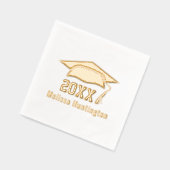 Graduierungshülse Jahr 1 Servietten Mit Folie (Links)