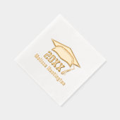 Graduierungshülse Jahr 1 Servietten Mit Folie (Rechts)