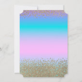 Graduierungskappe,Diamanten-Holografischer Abschlu Einladung (Rückseite)