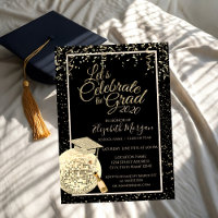 Graduierungskappe, Disco Ball Confetti, Abschluss