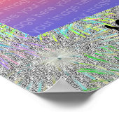 Graduierungskappe und Personalisiertes Foto Tassel Poster (Ecke)