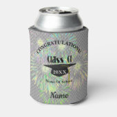 Graduierungskappe und Tassel Personalisiert Dosenkühler (Kanne Rückseite)