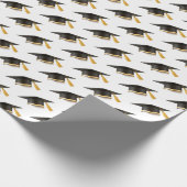 Graduierungskappen Geschenkpapier (Ecke)