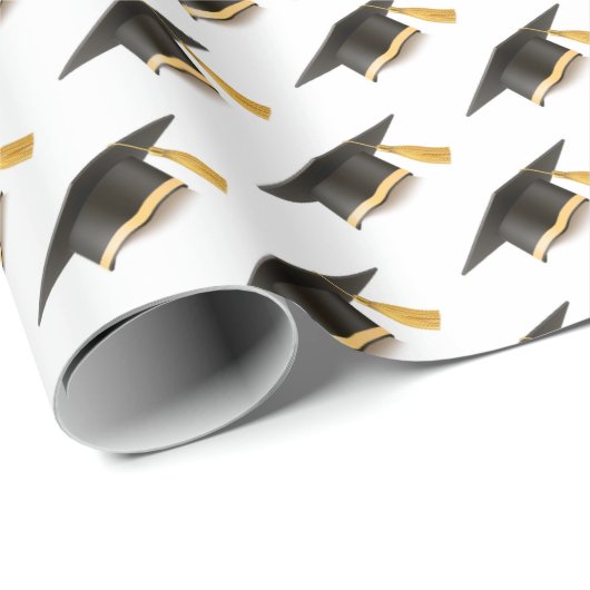 Graduierungskappen Geschenkpapier (Rolleneckpunkt)